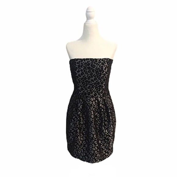 Rachel Roy Leopard Metallic Bubble Dress - Picture 3 of 12